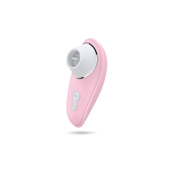 Vibromasseur rose à langue vibrante pour cunnilingus 